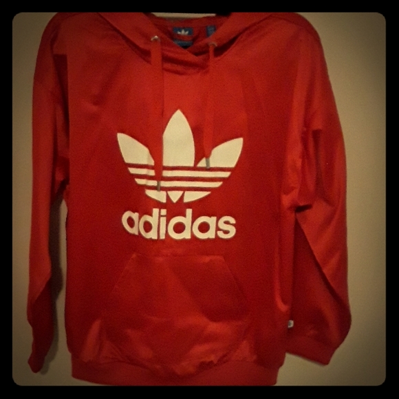 adidas Tops - Satin Adidas Hoodie